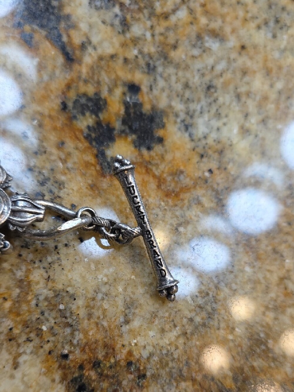Vintage Lucky Brand Silver Charm Bracelet with Gold & Rose-Tone Accents - Picture 2 of 8
